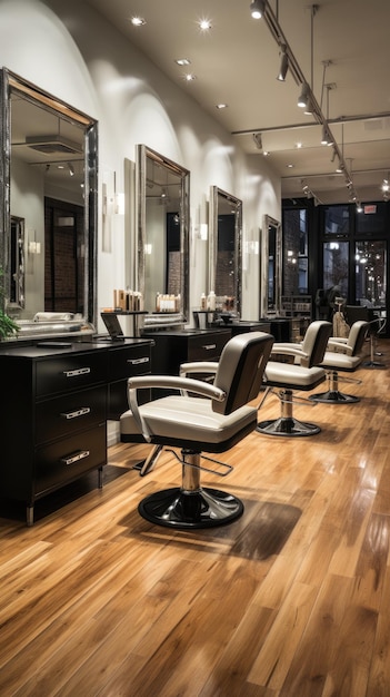 salon interior HD 8K wallpaper Stock Photographic Image