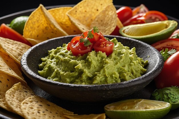 Salsa and Guacamole Appetizer Platter