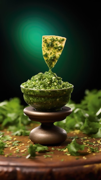 Salsa verde is een soort pittige groene saus in de Mexicaanse keuken