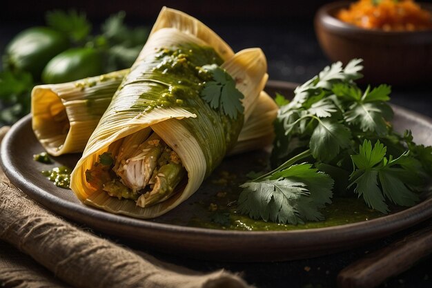 Salsa Verde Kip Tamales