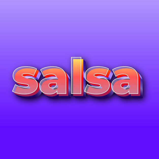 salsaText effect JPG gradiënt paarse achtergrondkaartfoto