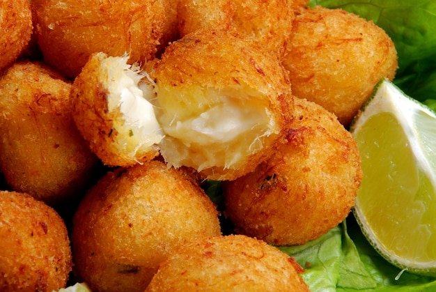 Salt cod fritters