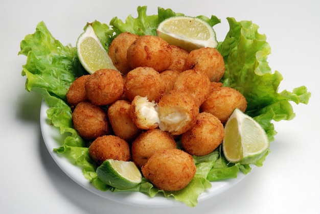 Salt cod fritters