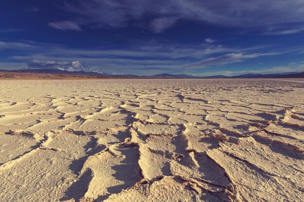 Salt desert in the Jujuy Province, Argentina