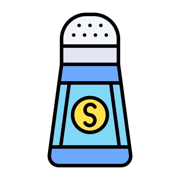 소금 평면 그림