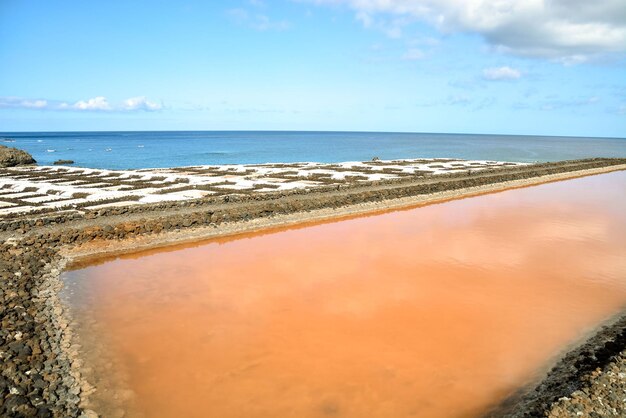 Salt Flats in the Canry islands