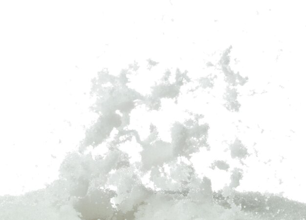 Photo salt mix flying explosion great big white salts flower explode abstract cloud fly salt rock splash in air seasoning element design white background isolated high speed freeze motion