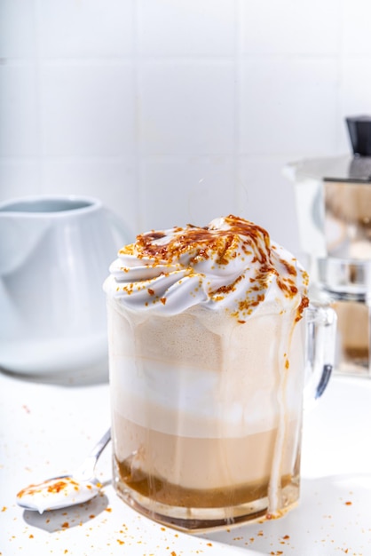 Salted Caramel Cream Brulee Latte