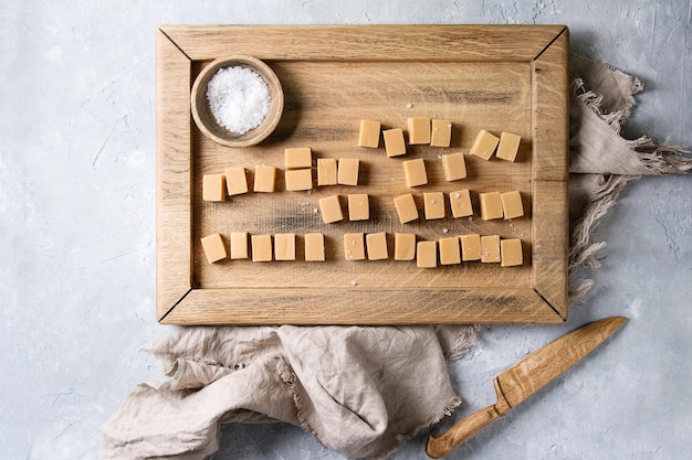 Fudge al caramello salato