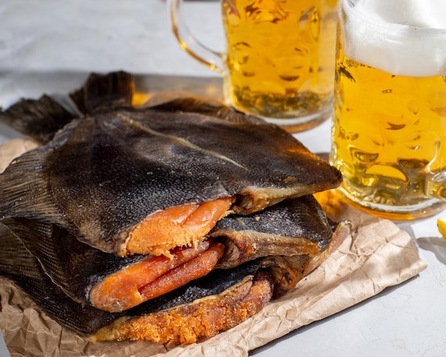 Salted dried fish Fish appetizer for beer