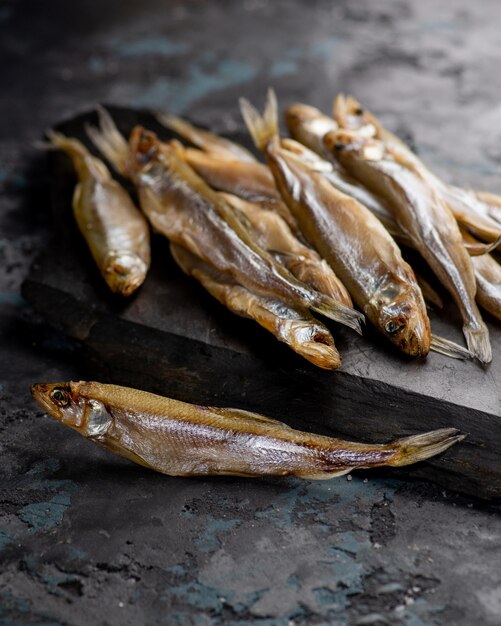 Salted dried goby fish Fish appetizer for beer