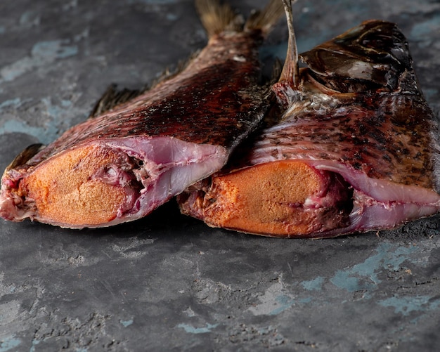 Salted dried roach fish Fish appetizer for beer