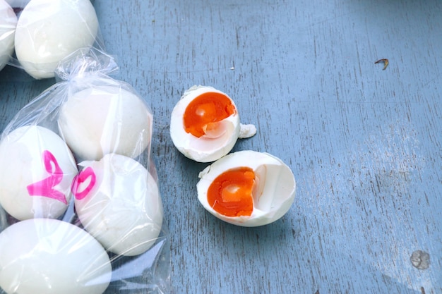 salted egg in street food