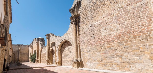 Salvador church ruins Baeza Jaen Spain