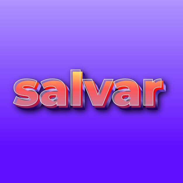 salvarText effect JPG gradient purple background card photo