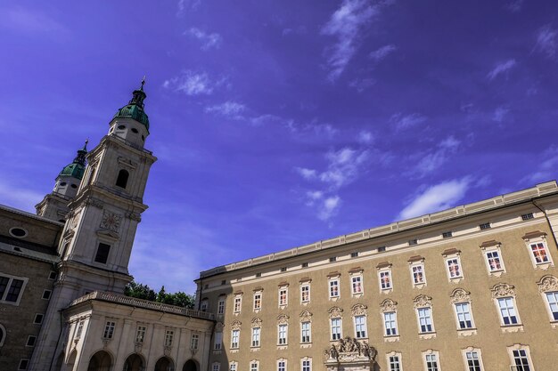 Salzburg OostenrijkApril 29 2018 De details van de kathedraal van Salzburg Salzburger Dom