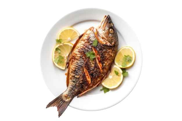 Photo samak mashwi grilled fish egyptian cuisine