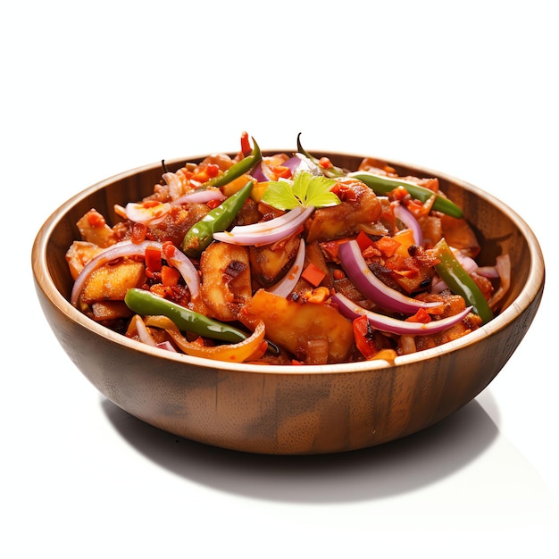 a sambal oncom or tumis oncom or ulukuteuk is stir fry oncom studio light