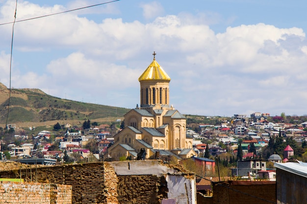 Sameba-kerk in Tbilisi, Georgië. Prachtige architectuur, reisbestemming