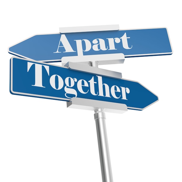 Samen en apart borden