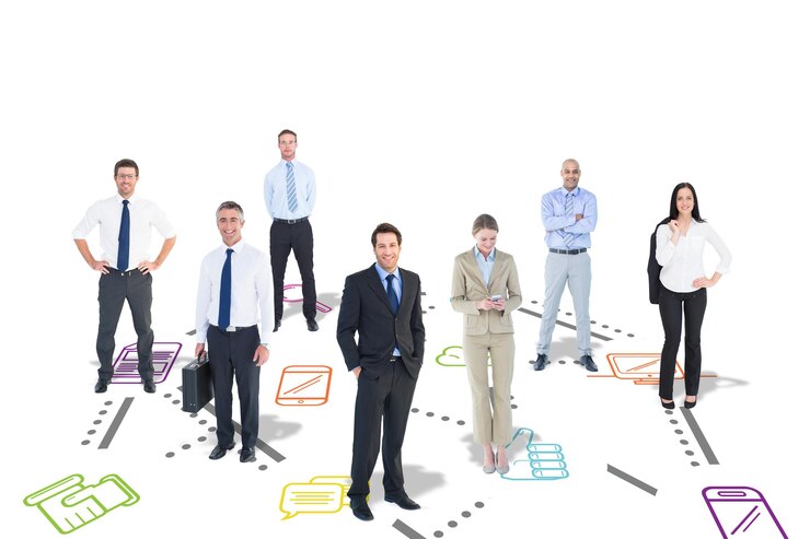 Foto samengestelde afbeelding van business team