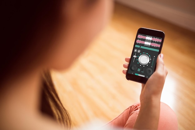 Samengestelde afbeelding van muziek-app