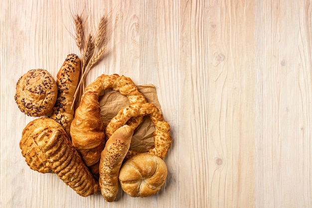 Samenstelling met bakkerijproducten