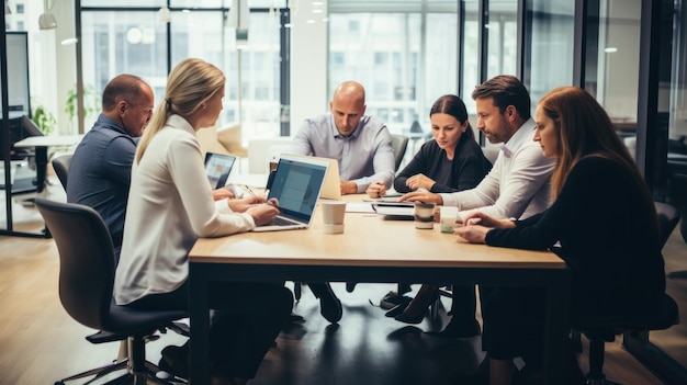 Samenwerking tussen zakelijke teams