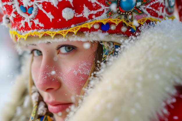 Sami national day celebration with traditional clothing and cultural performance