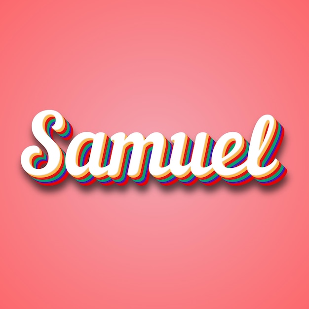 Photo samuel text effect photo image cool