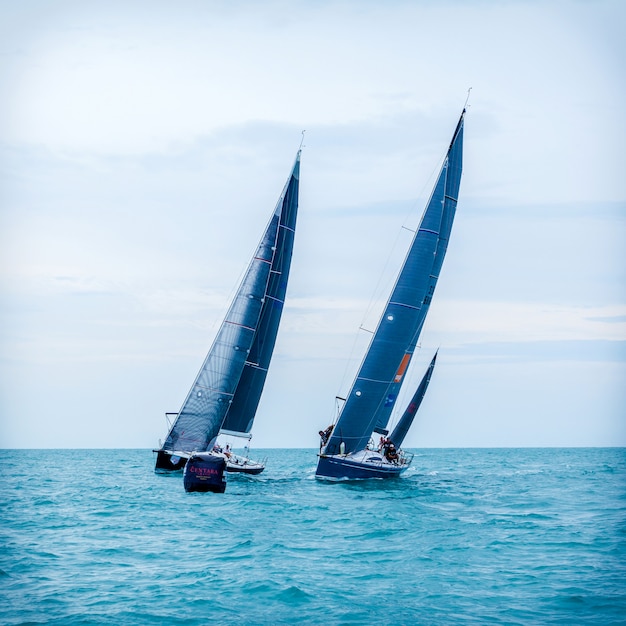 Samui regatta 2015-evenement op het strand van chaweng.