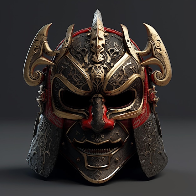 Samurai Mask Japanese samurai helmet