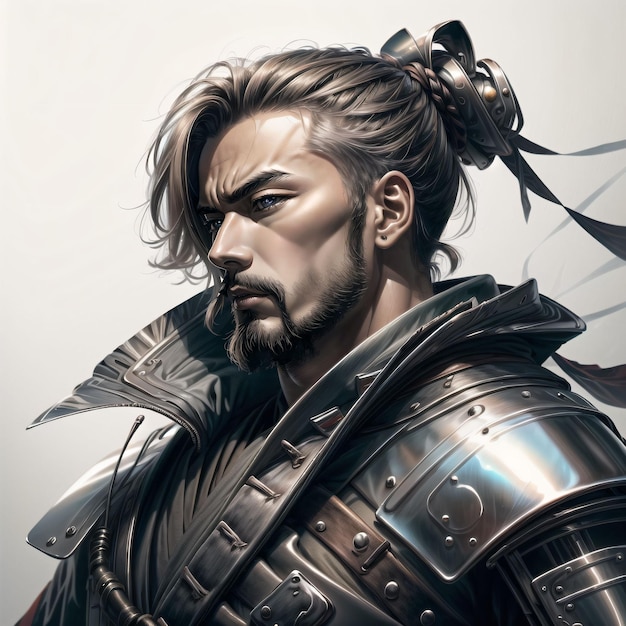 Samurai portrait