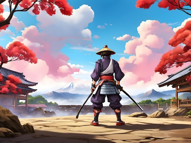 Samurai Showdown Anime Illustration Background