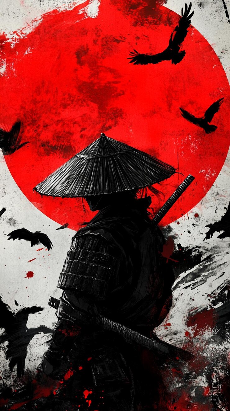 Photo samurai warrior in a dreamlike landscape