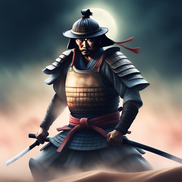 Foto guerriero samurai