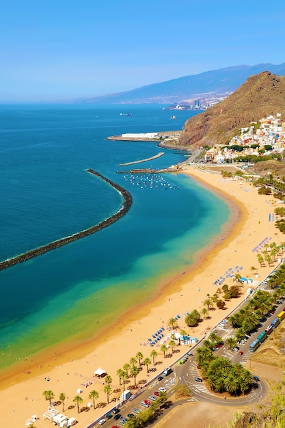 San Andres dorp en Las Teresitas Beach, Tenerife, Spanje