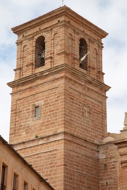 San Andres - St Andrews Church Tower, Villanueva de los Infantes, Ciudad Real, Spanje
