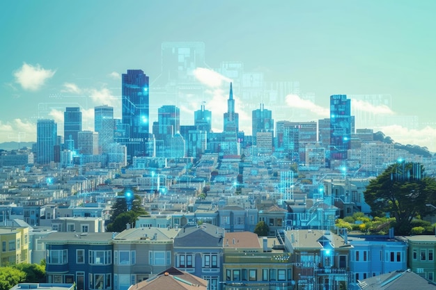 San Francisco skyline AI robotics machine learning
