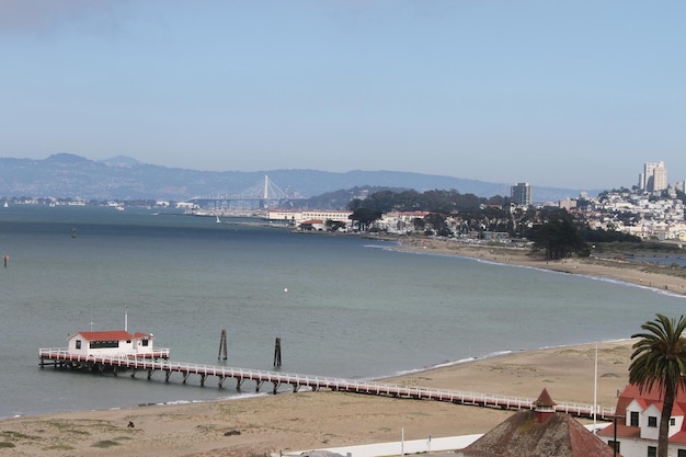 San francisco skyline from chrissy field