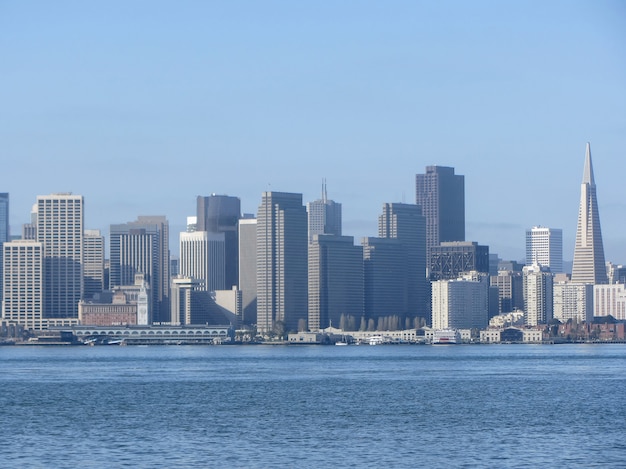 Сан-Франциско. Вид на город из бухты.