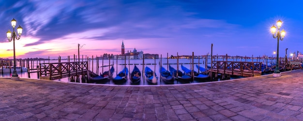 San Giorgio di Maggiore bij zonsopgang Venetië Italië