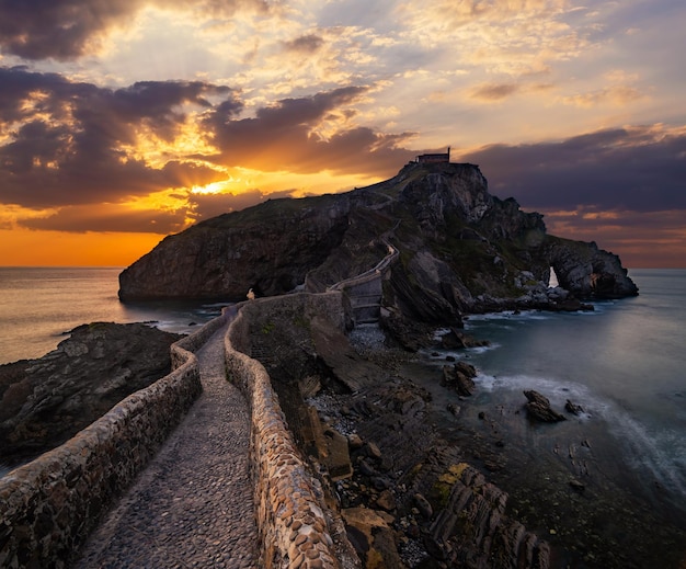 San Juan de Gaztelugatxe in Baskenland, Spanje