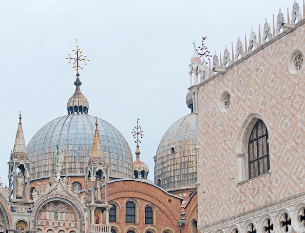 San Marco cathedral on a foggy day