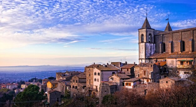 San Martino al Cimino, historic etruscan town in Viterbo province, Italy