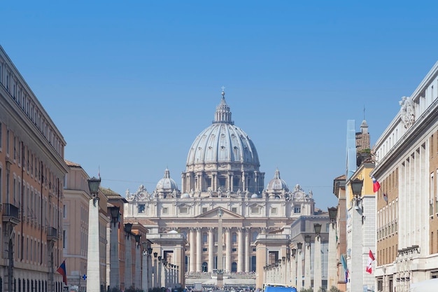 San peter basilica view