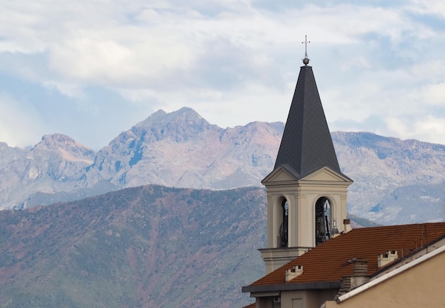 San Pietro in Vincoli St Peter in Chains church steeple in Setti