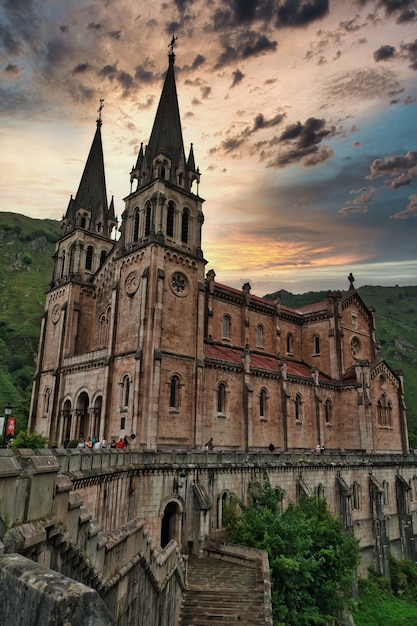 Sanctuary of Covadonga spain