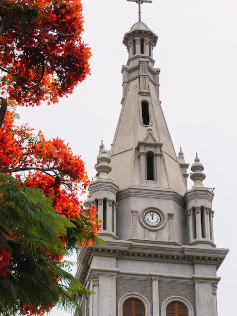 Sanctuary of the Lord of Luren catholic temple located in Ica Peru