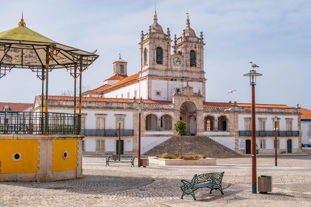 Photo sanctuary of our lady of nazare city in portugalxa